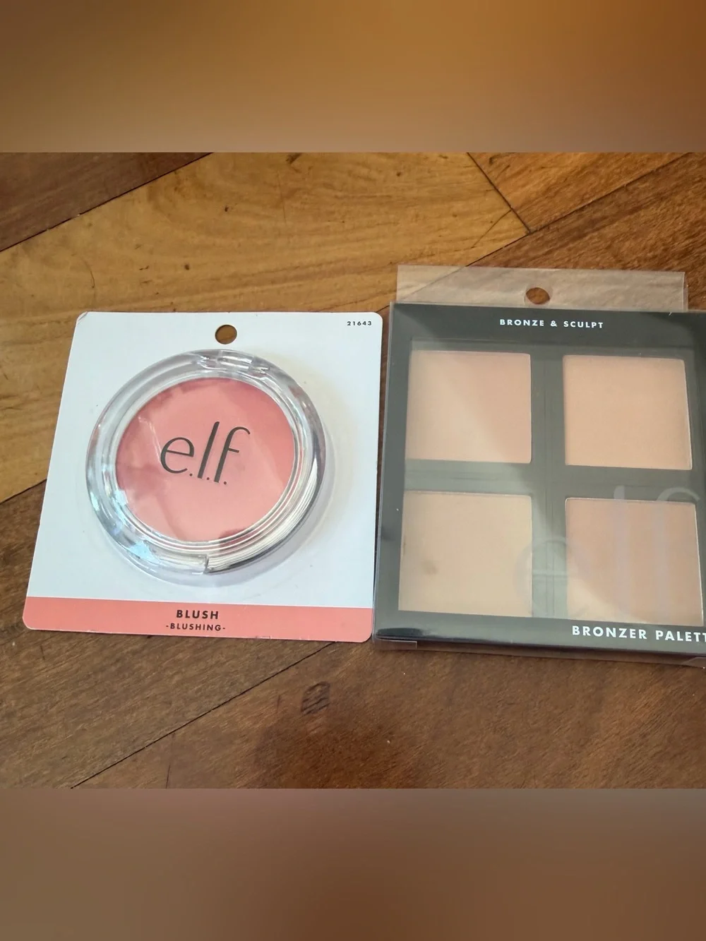 e.l.f.  Bronzer + Highlighter Palette & “Blush in “Blushing” 2 pieces NEW!
